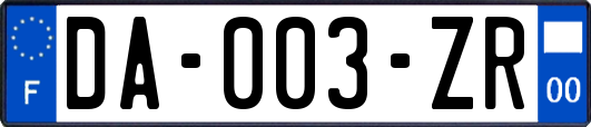 DA-003-ZR