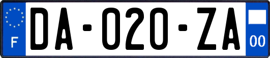 DA-020-ZA