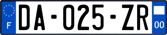 DA-025-ZR