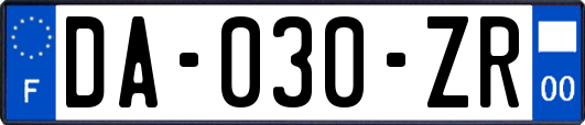 DA-030-ZR