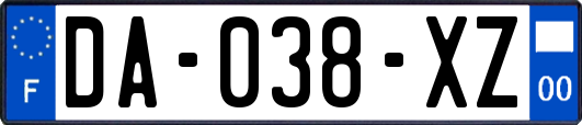 DA-038-XZ