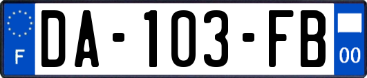 DA-103-FB