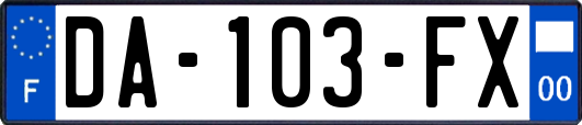 DA-103-FX