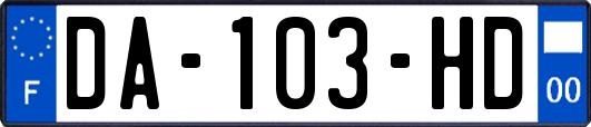 DA-103-HD