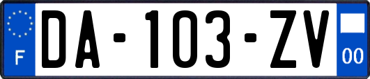 DA-103-ZV