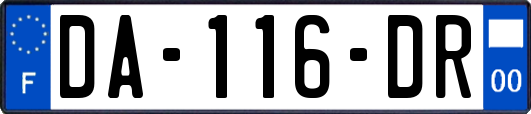 DA-116-DR