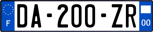 DA-200-ZR