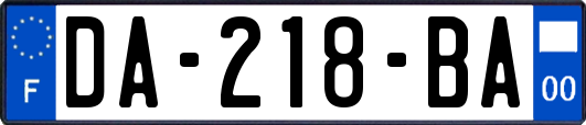 DA-218-BA