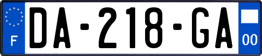 DA-218-GA