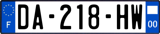 DA-218-HW