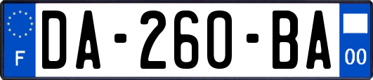 DA-260-BA