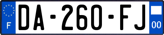 DA-260-FJ