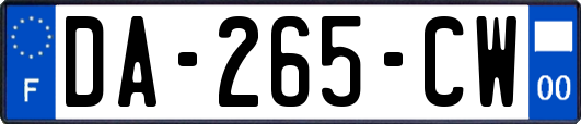 DA-265-CW