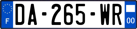 DA-265-WR