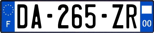 DA-265-ZR