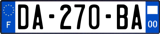 DA-270-BA