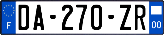 DA-270-ZR