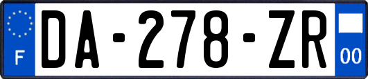 DA-278-ZR