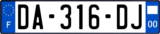 DA-316-DJ