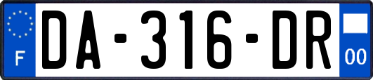 DA-316-DR
