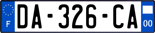 DA-326-CA