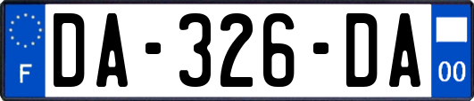DA-326-DA
