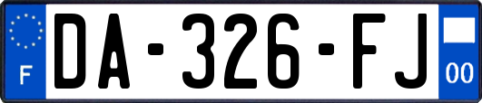 DA-326-FJ