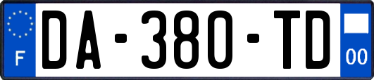 DA-380-TD