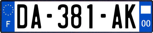 DA-381-AK