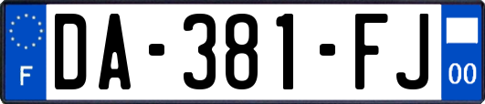 DA-381-FJ