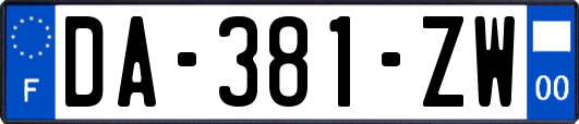 DA-381-ZW
