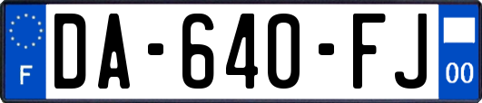 DA-640-FJ