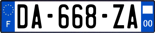 DA-668-ZA