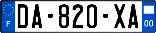 DA-820-XA