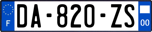 DA-820-ZS