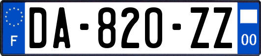 DA-820-ZZ