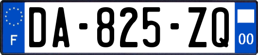 DA-825-ZQ