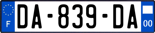 DA-839-DA