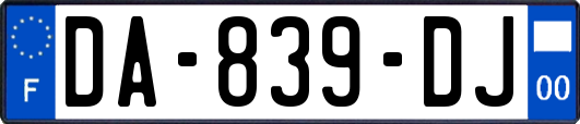 DA-839-DJ