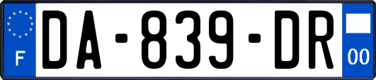 DA-839-DR