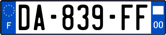 DA-839-FF