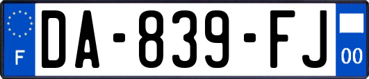 DA-839-FJ