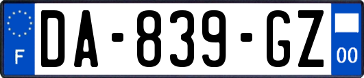 DA-839-GZ