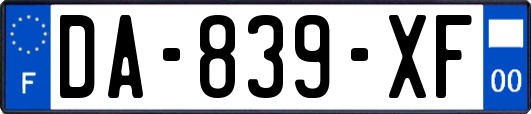 DA-839-XF