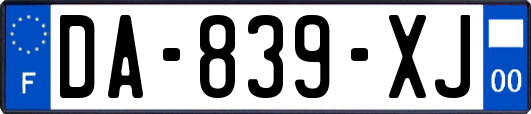 DA-839-XJ