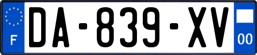 DA-839-XV