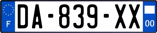 DA-839-XX