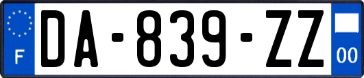 DA-839-ZZ