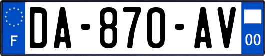 DA-870-AV