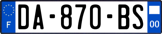 DA-870-BS